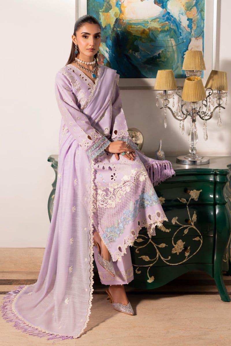 Embroidered Cambric 1 Piece Unstitched Suit thumbnail