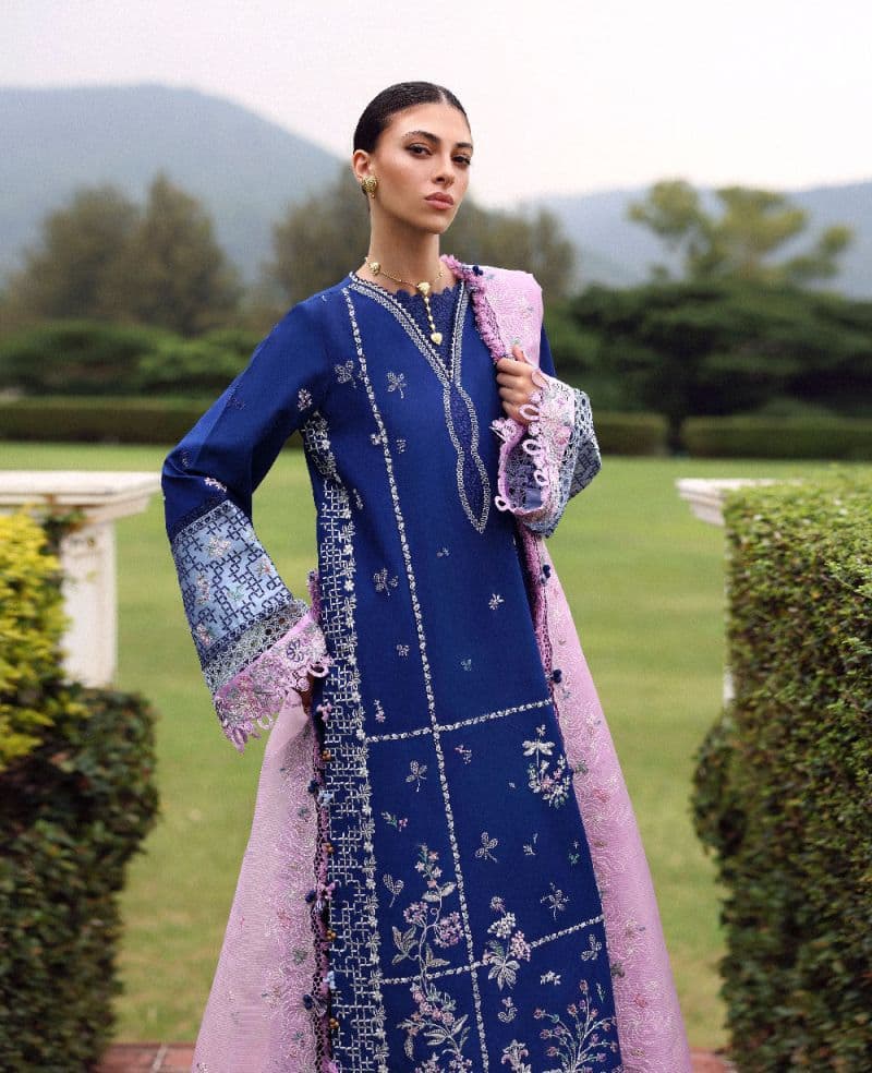 Embroidered Cambric 1 Piece Unstitched Suit thumbnail