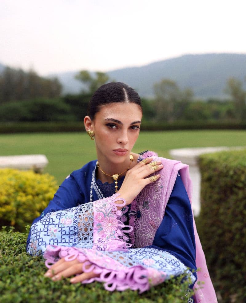Embroidered Cambric 1 Piece Unstitched Suit thumbnail