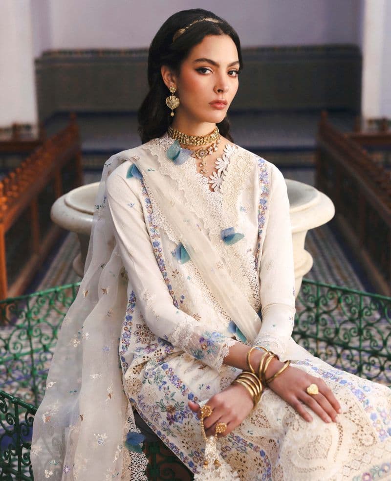 Embroidered Cambric 1 Piece Unstitched Suit thumbnail