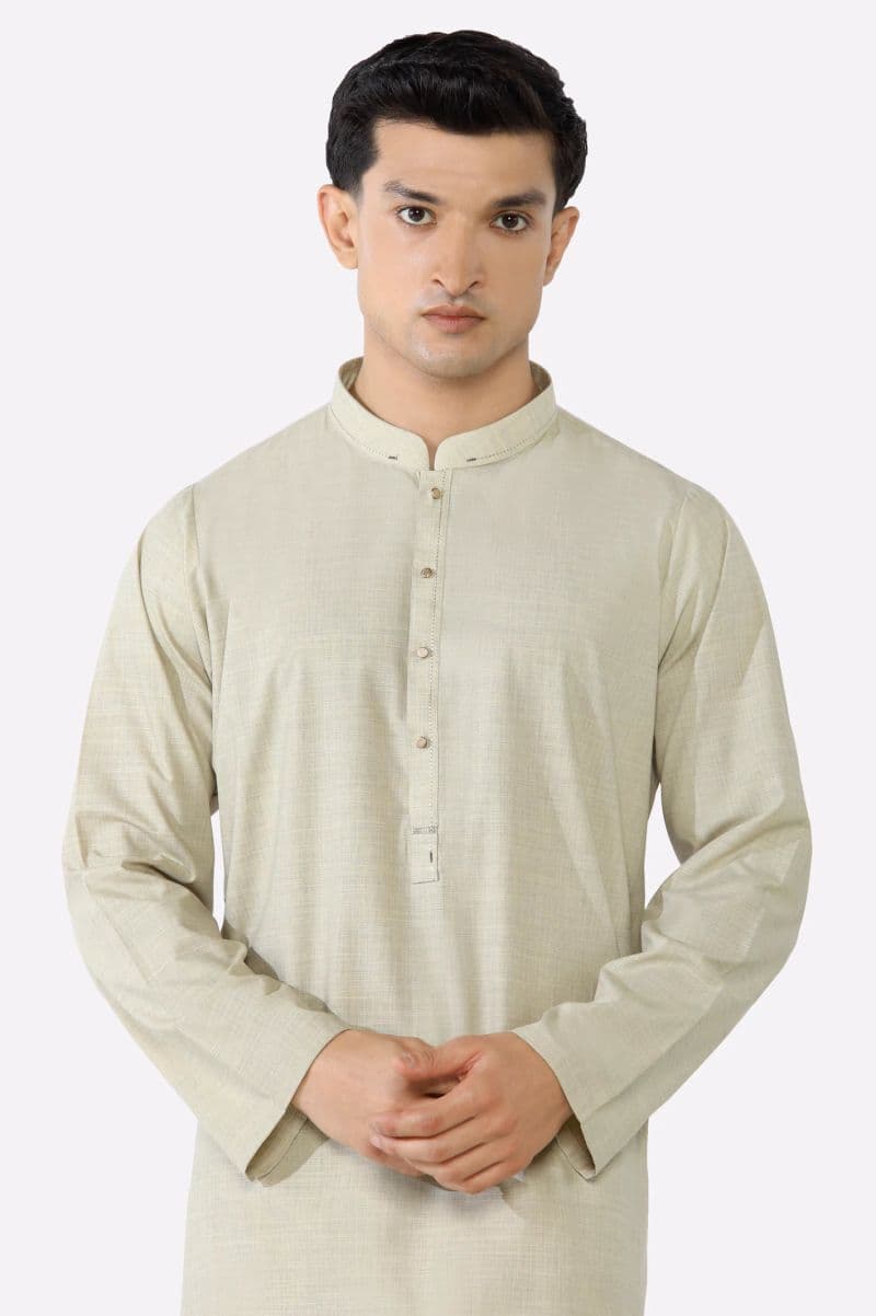 Fawn Wash & Wear Kurta Pajama thumbnail