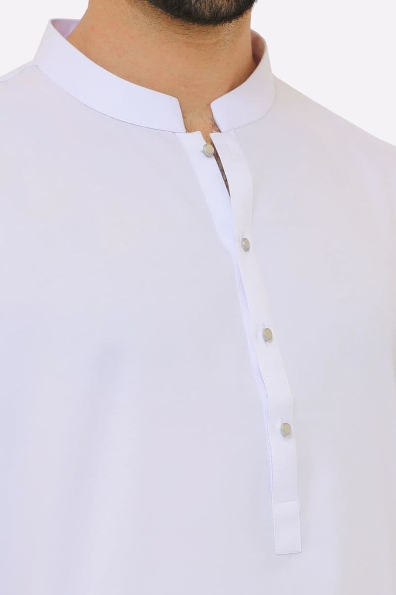 White Wash & Wear Shalwar Kameez thumbnail