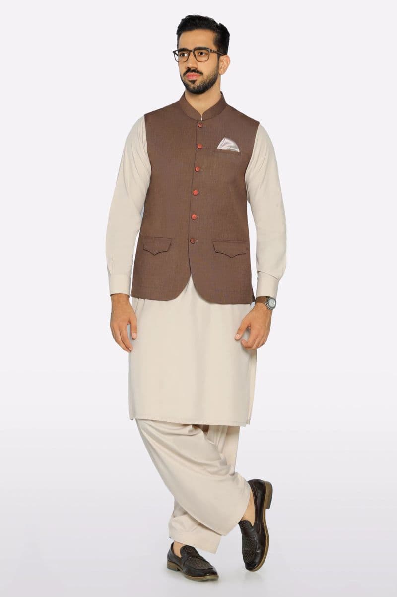 Light Brown Waistcoat thumbnail