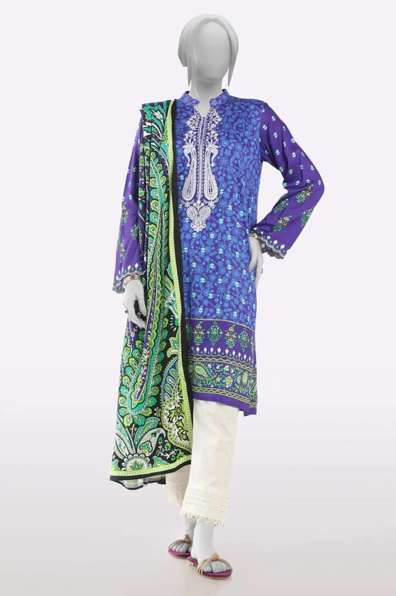Embroidered Shirt and Dupatta