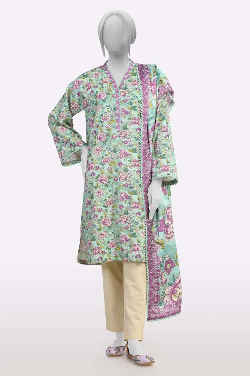 Printed Shirt and Dupatta