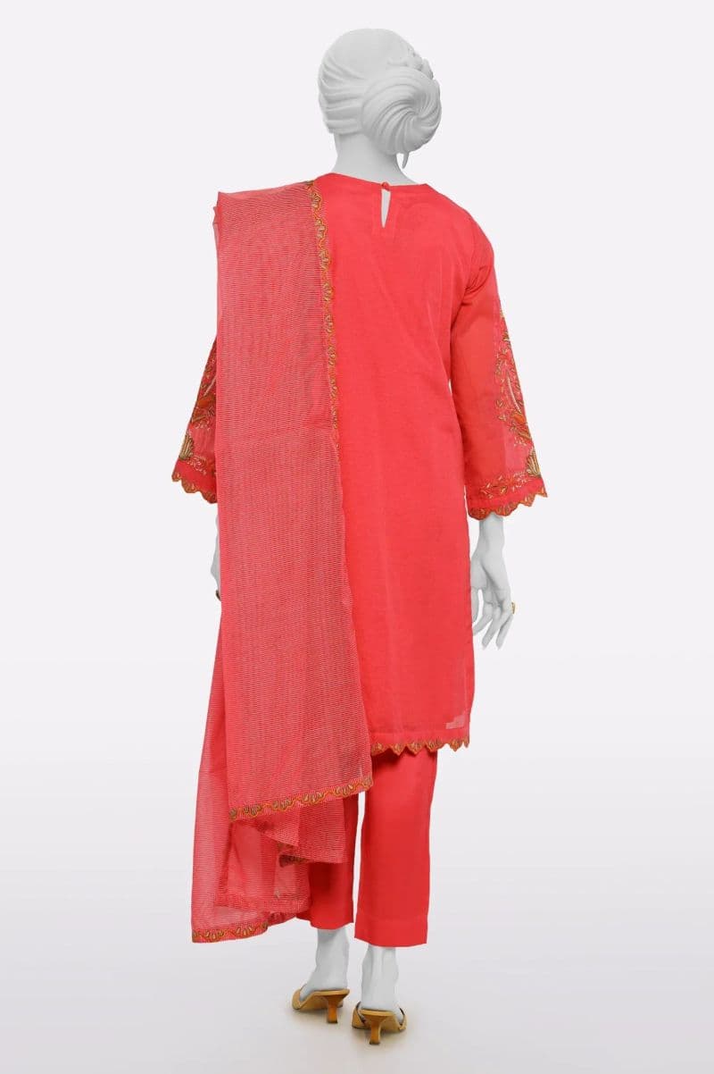 Red Embroidered 3PC thumbnail