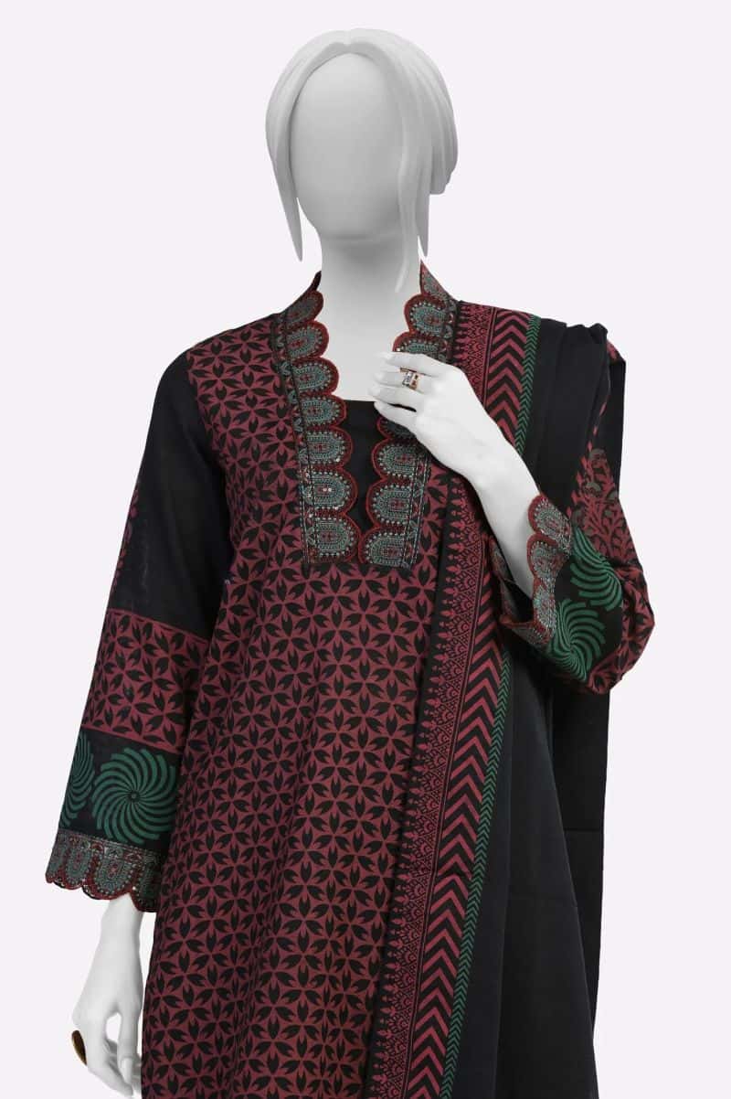Black Block Printed 3PC - alternate view