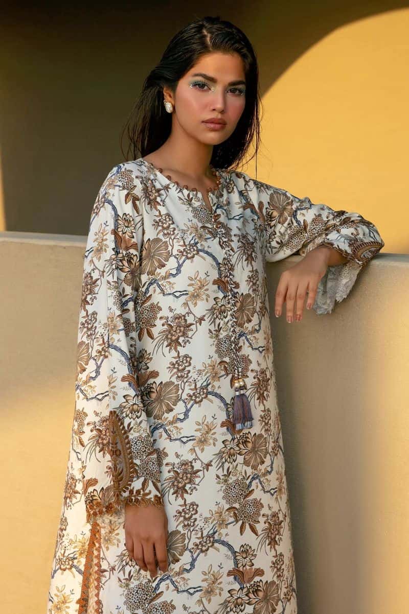 Embroidered Unstitched 2PC - alternate view