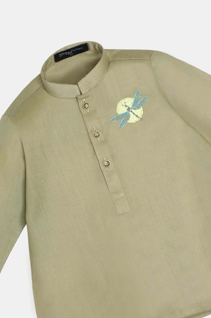 Fawn Infant Kurta Shalwar - alternate view