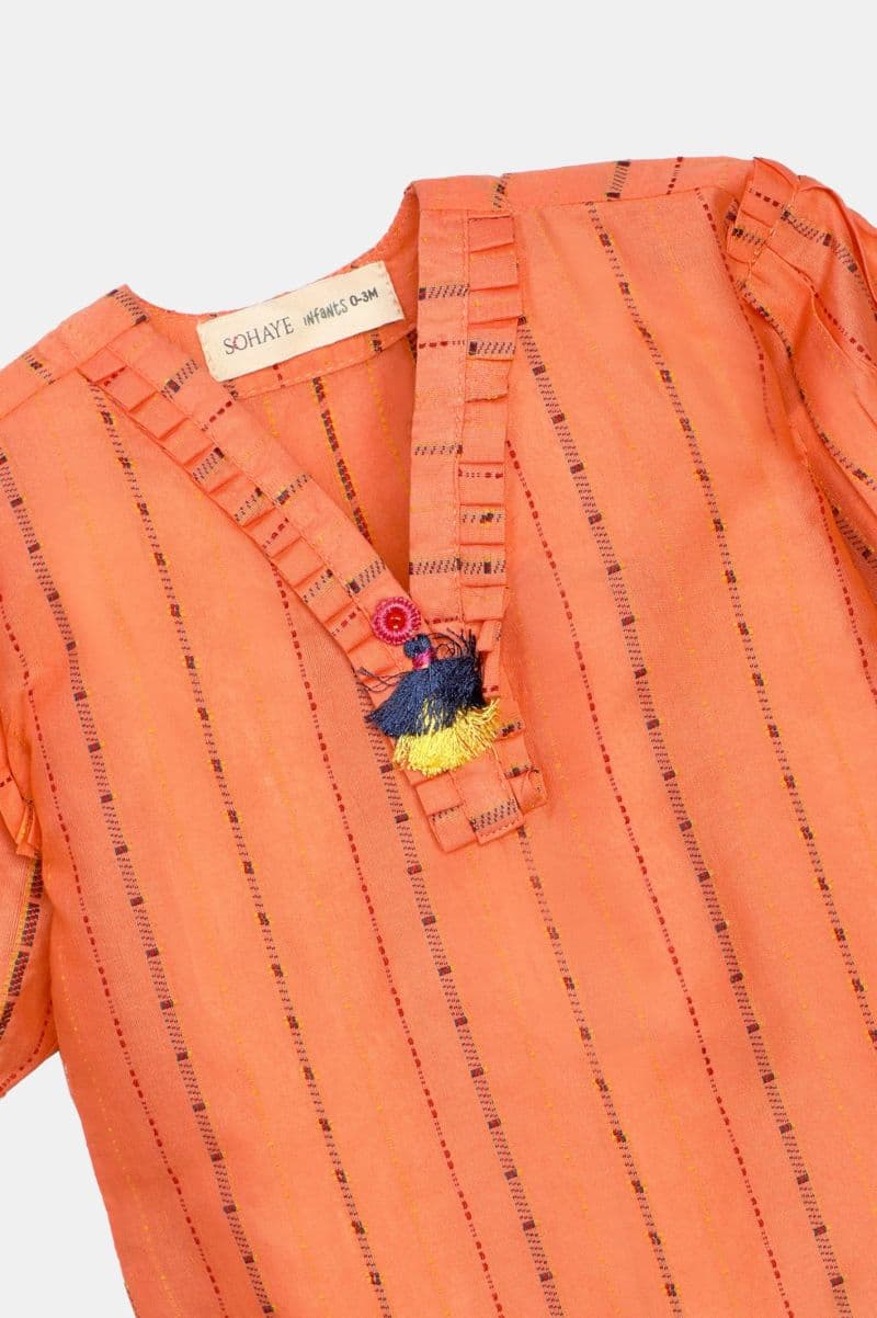 Orange Stylised Infant 2PC thumbnail