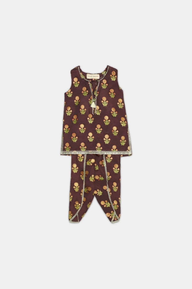 Raw Silk Printed Infant 2PC thumbnail