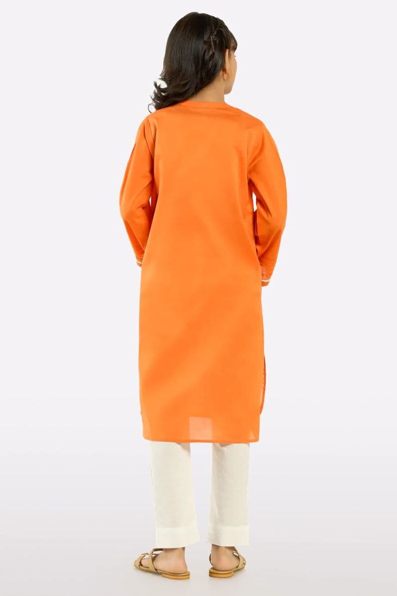 Orange Stylised Teens Kurti thumbnail