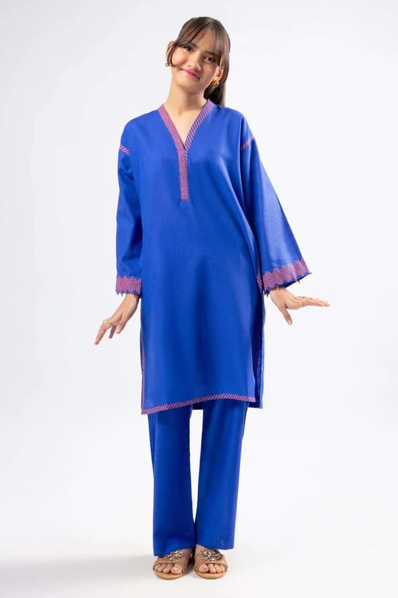 Khaddar Stylised Teens 2PC
