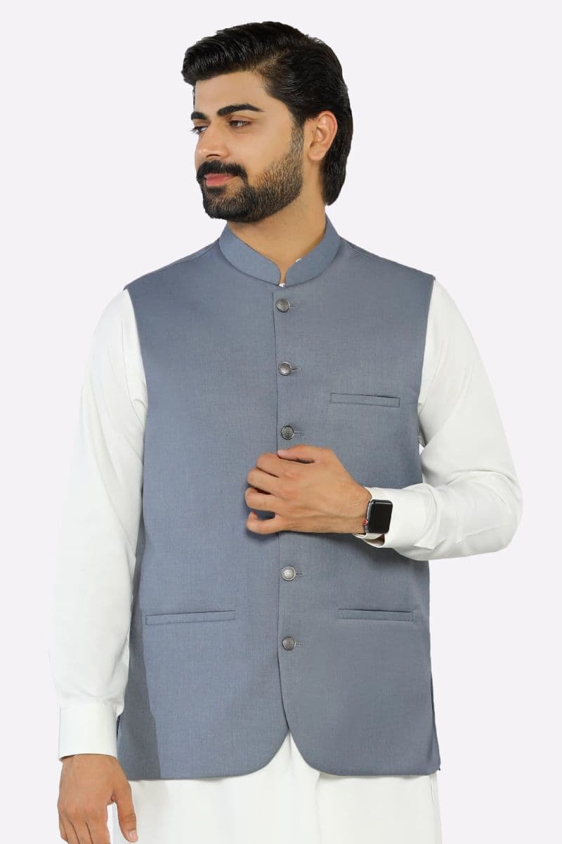 Light Grey Waistcoat thumbnail