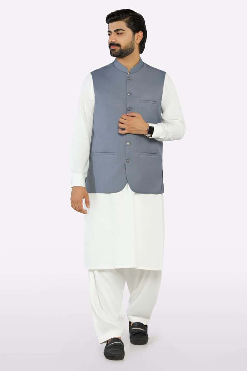 Light Grey Waistcoat - alternate view