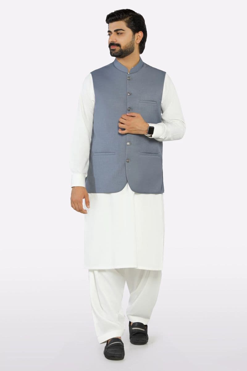 Light Grey Waistcoat thumbnail