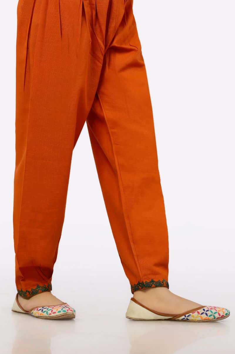 Rust Shalwar For Girls - alternate view