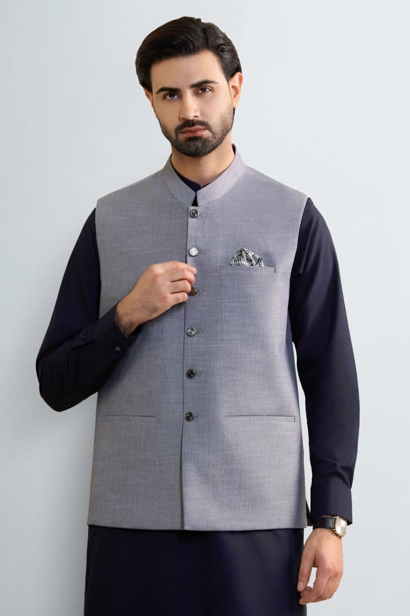 Ash Grey Waistcoat thumbnail