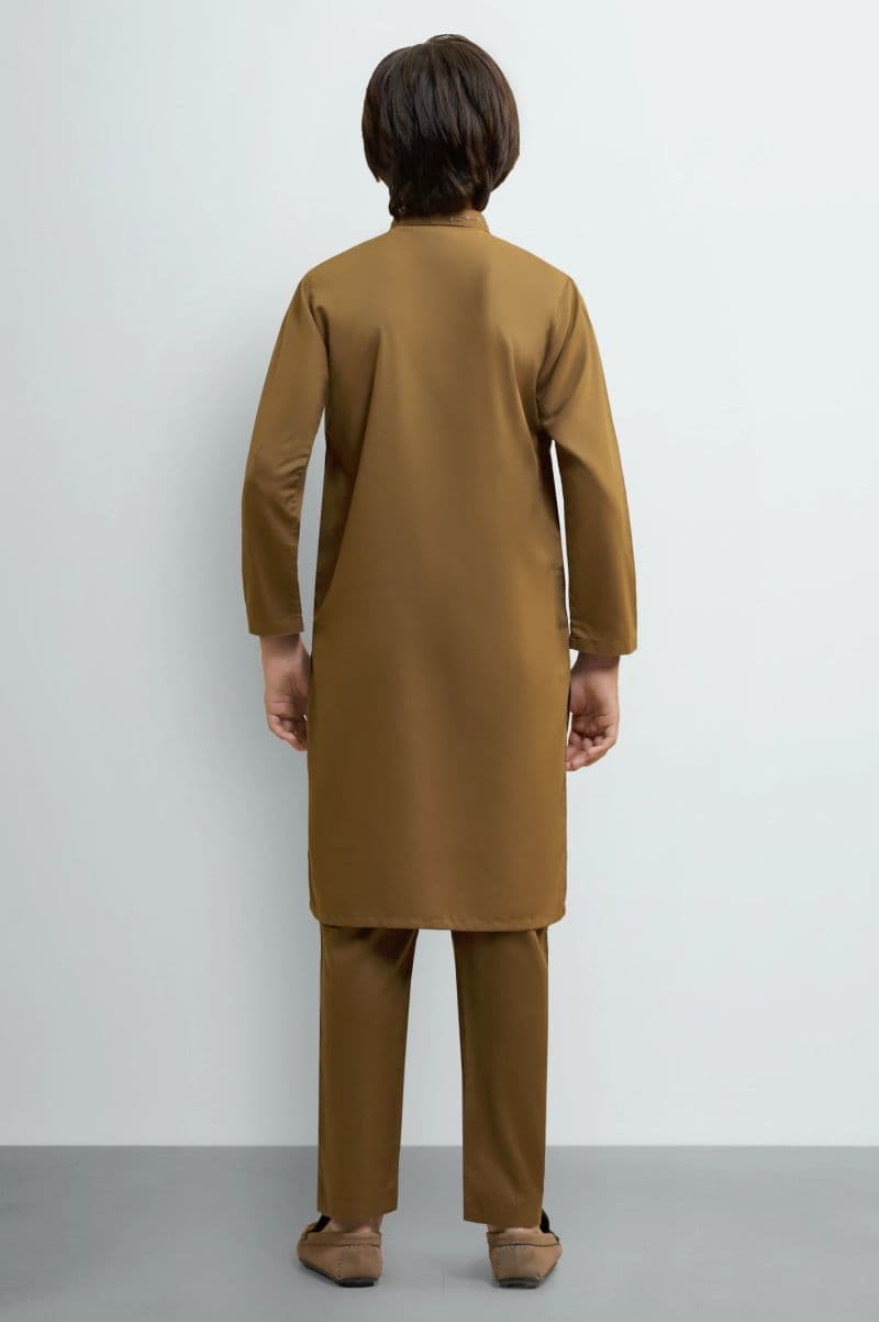 Light Brown Teens Kurta Pajama thumbnail