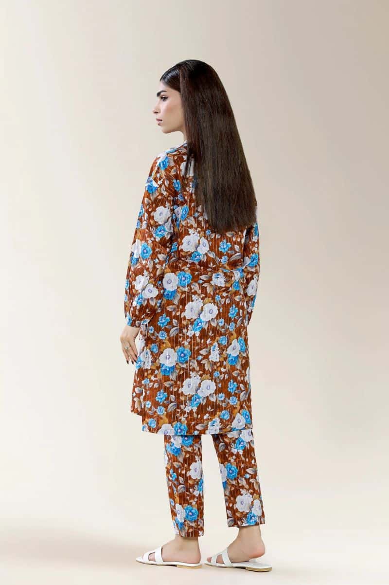 Printed Dobby Brown 2PC - alternate view