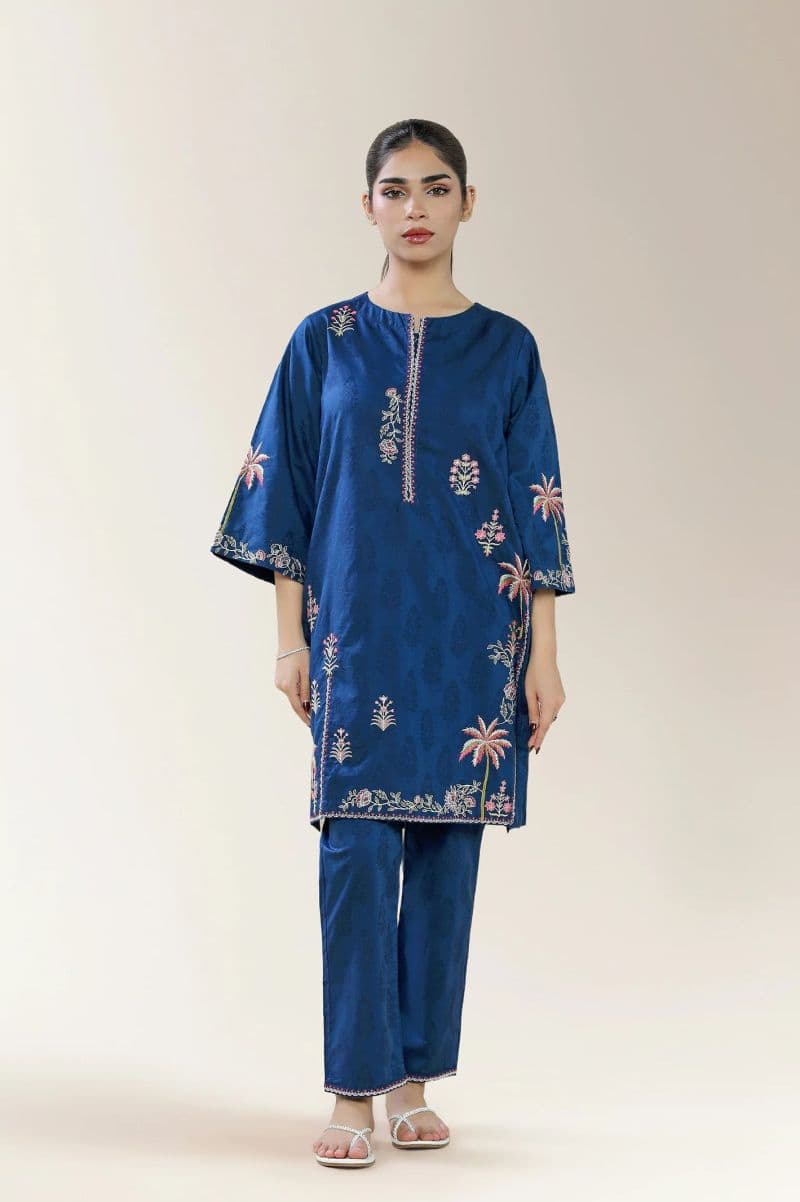 Embroidered Viscose Blue 2PC thumbnail