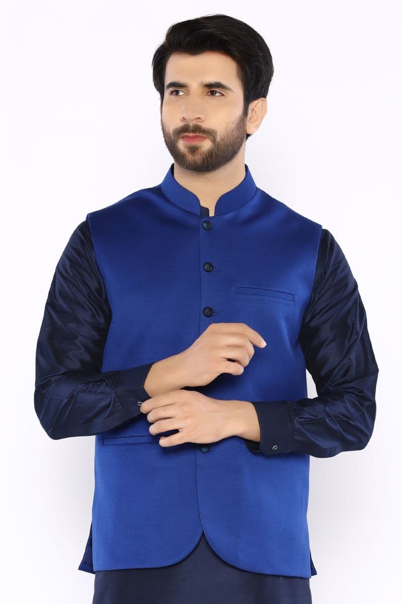Royal Blue Waistcoat thumbnail