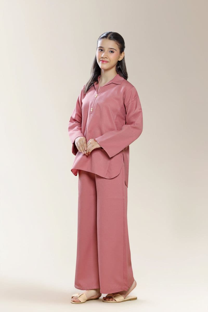 Polyester Dobby Pink Teens 2PC thumbnail
