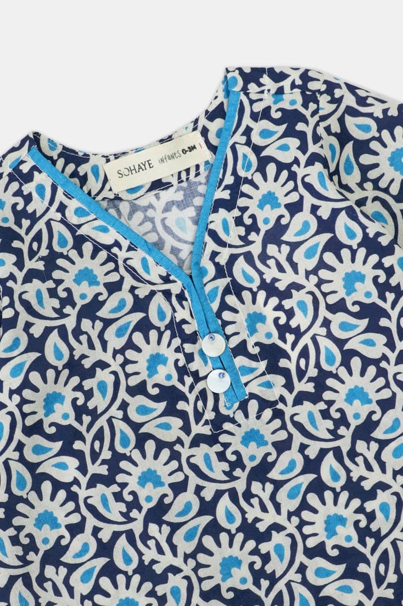 Cambric Printed - Light Green Infant 2PC thumbnail