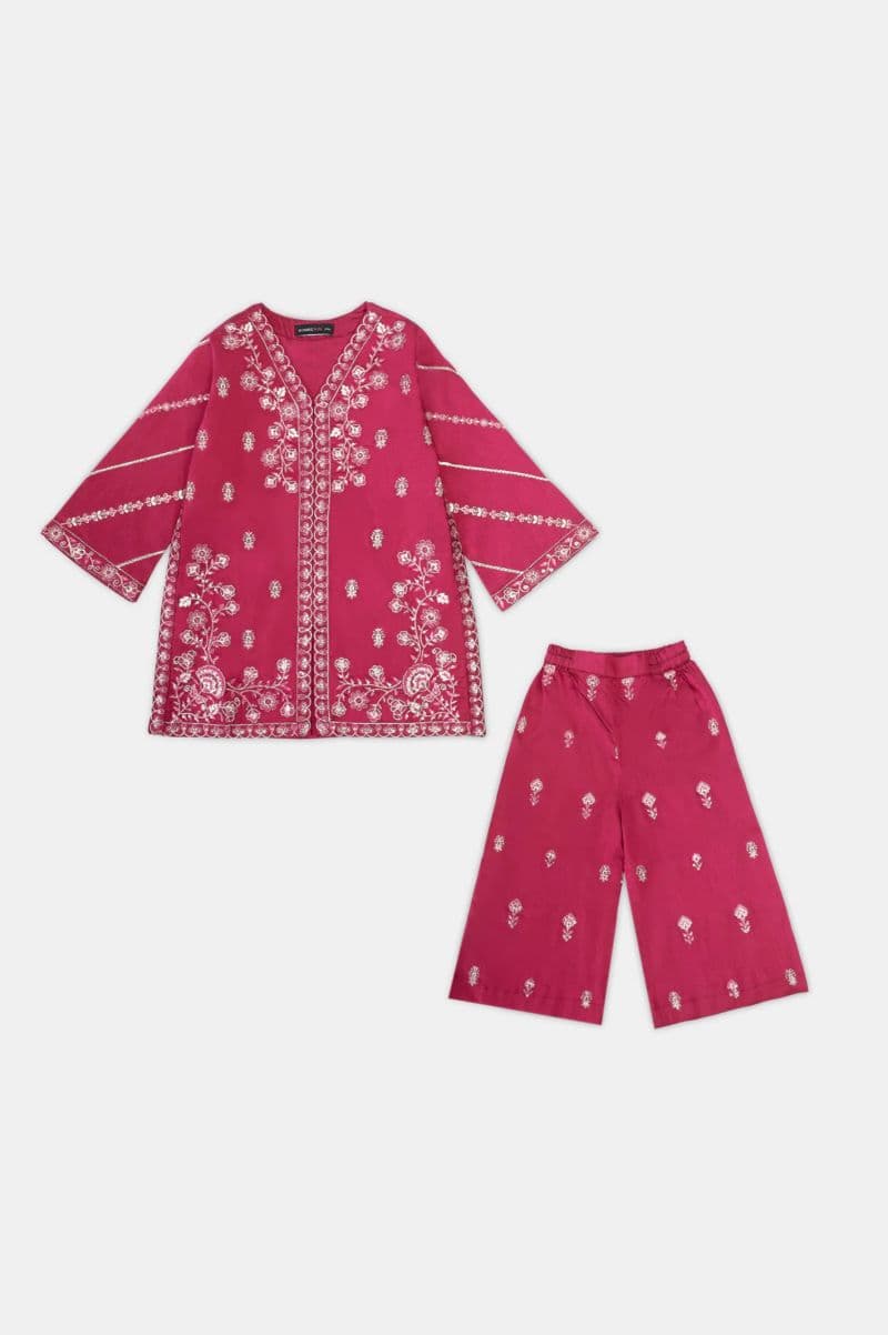Green Embroidered Khaddi Yarn Dyed Ready-to-Wear Suit thumbnail