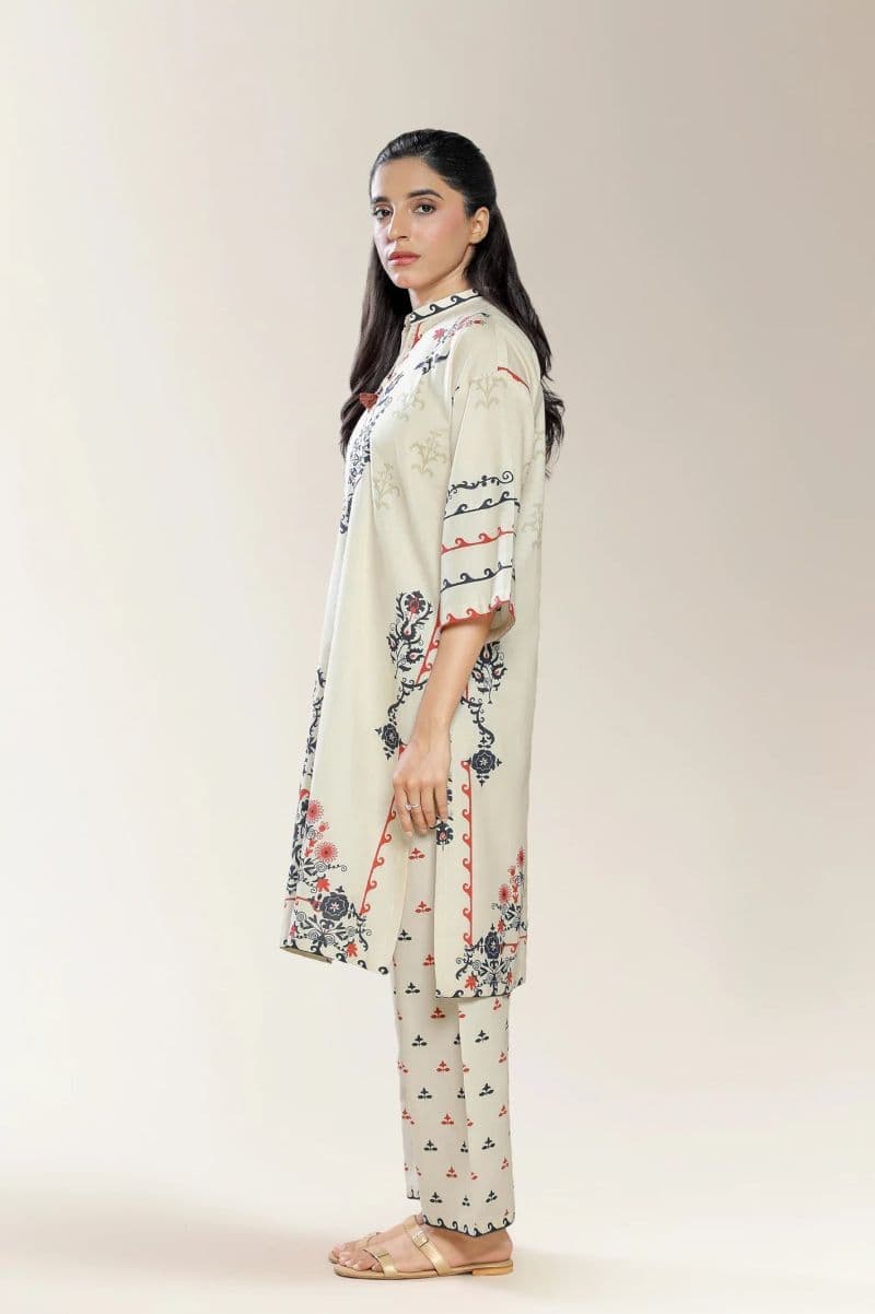 Printed Cotton Beige 2PC thumbnail