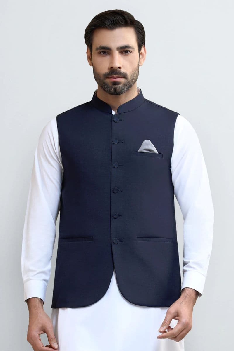 Dark Blue Waistcoat thumbnail