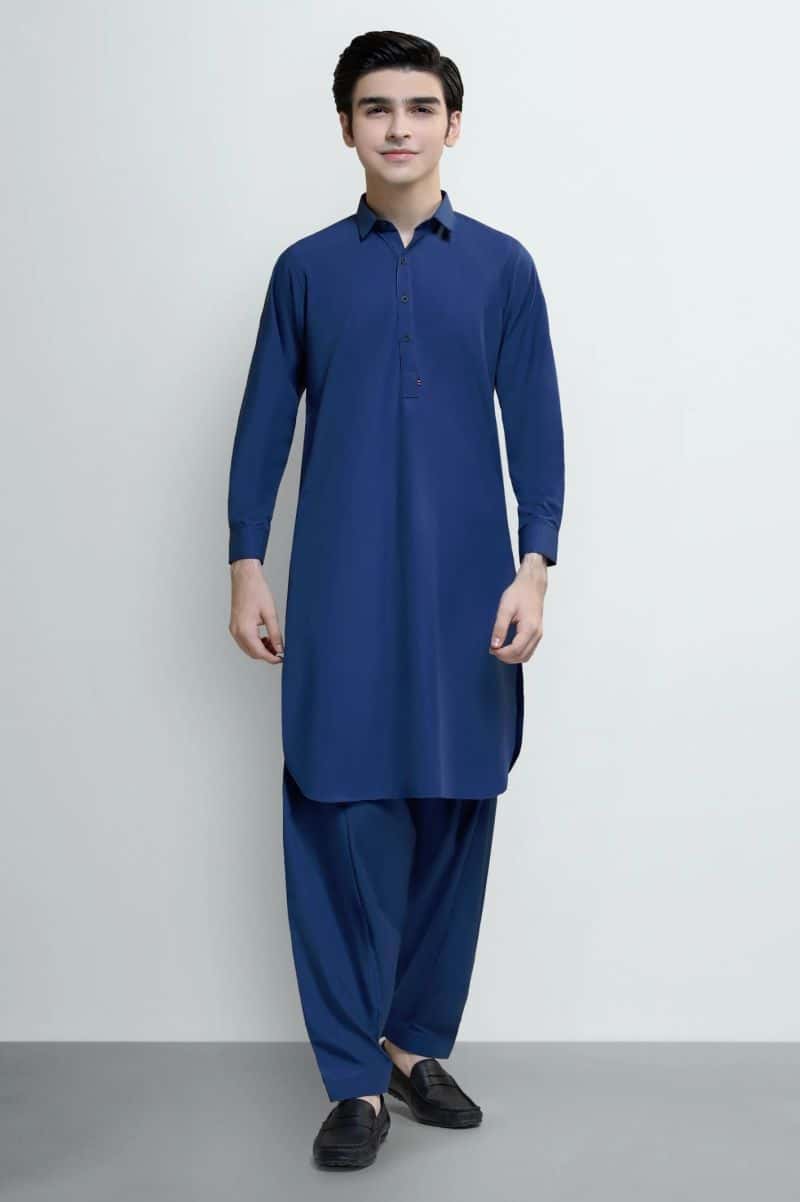 Royal Blue Teens Kameez Shalwar