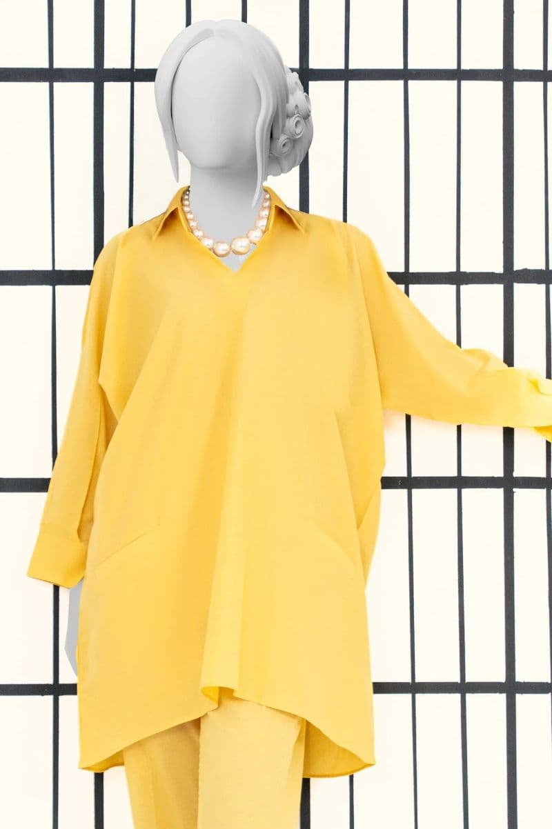 Yellow Stylised Kurti thumbnail