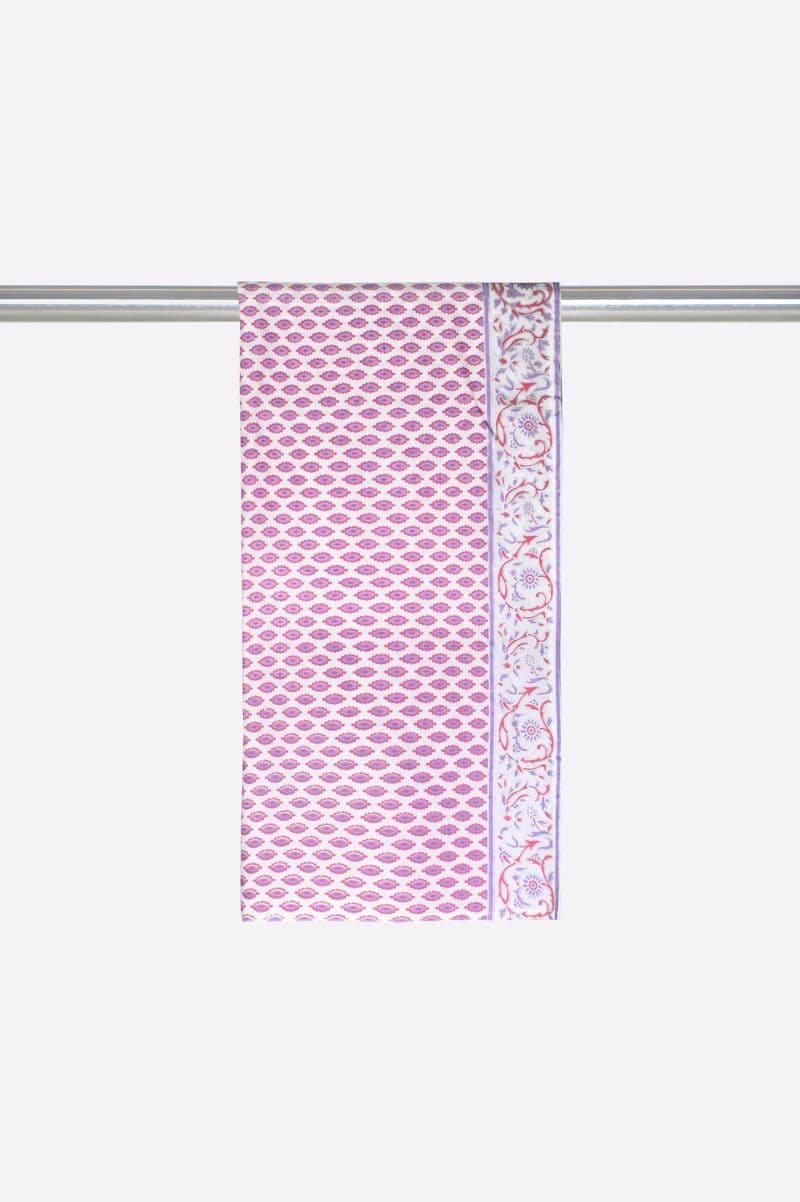 White Block Printed Dupatta thumbnail