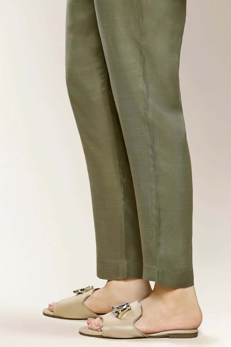 Grey Plain Trouser - alternate view