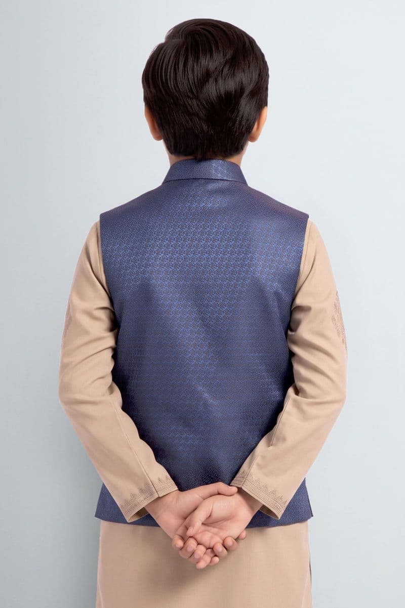 Ink Blue Boys Waistcoat thumbnail