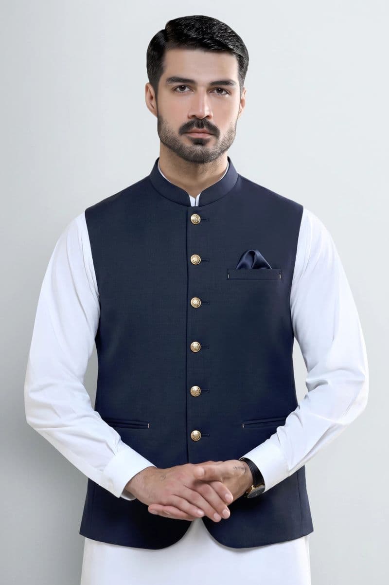 Dark Blue Waistcoat thumbnail