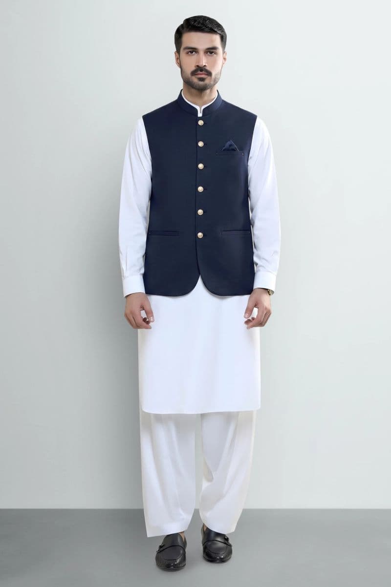 Dark Blue Waistcoat thumbnail