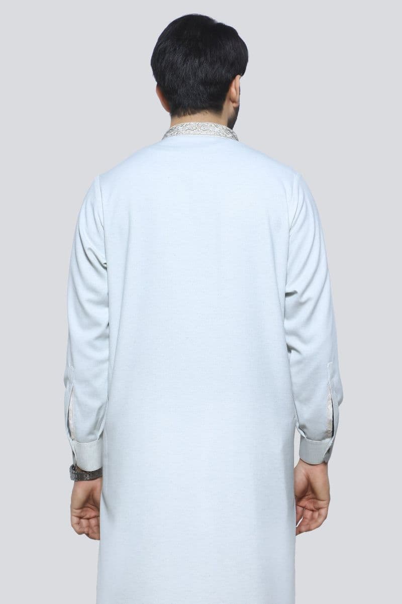 Off White Wash & Wear Shalwar Kameez thumbnail