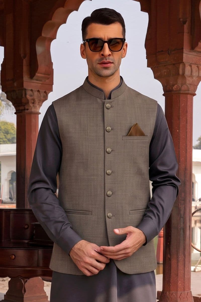 Light Brown Waistcoat thumbnail