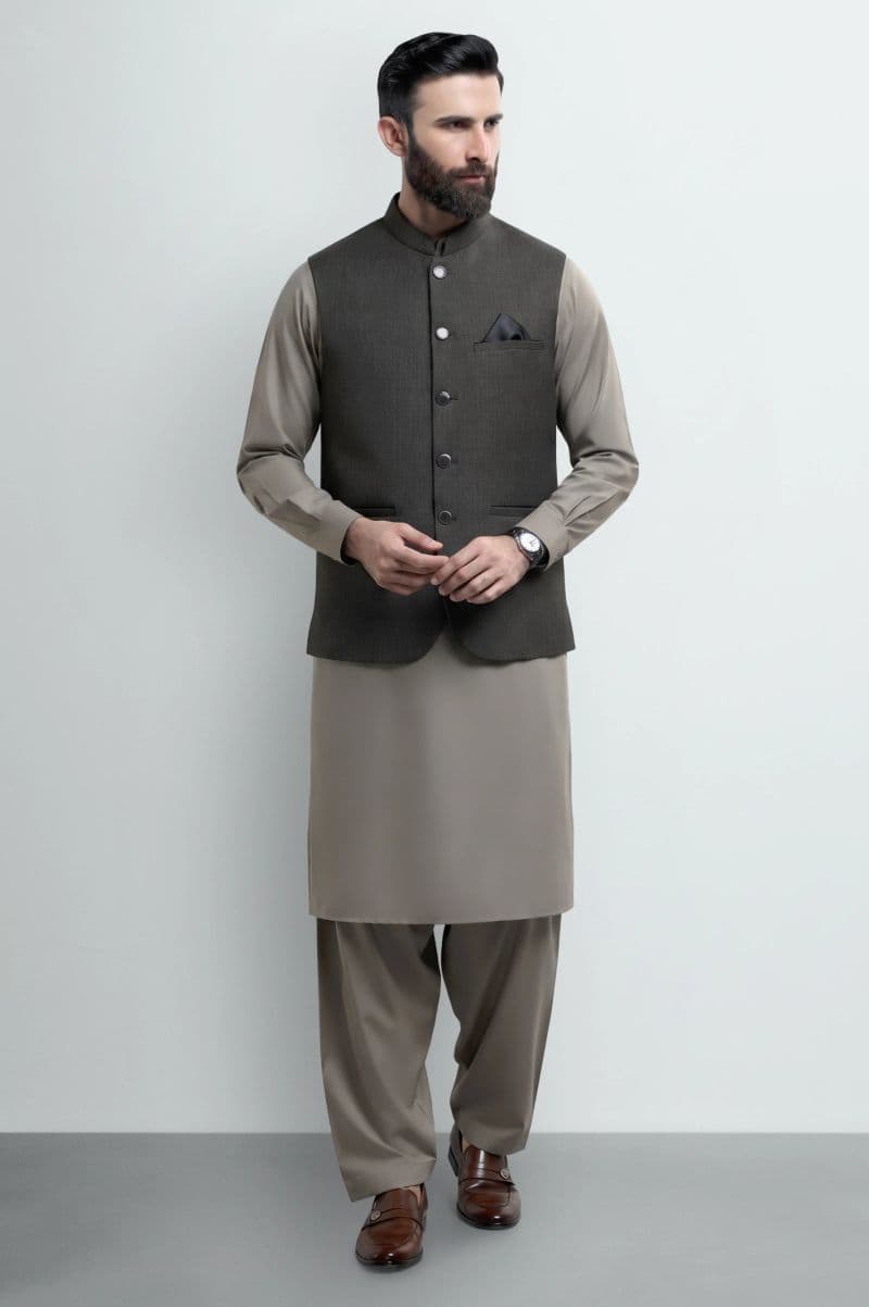 Dark Brown Waistcoat thumbnail