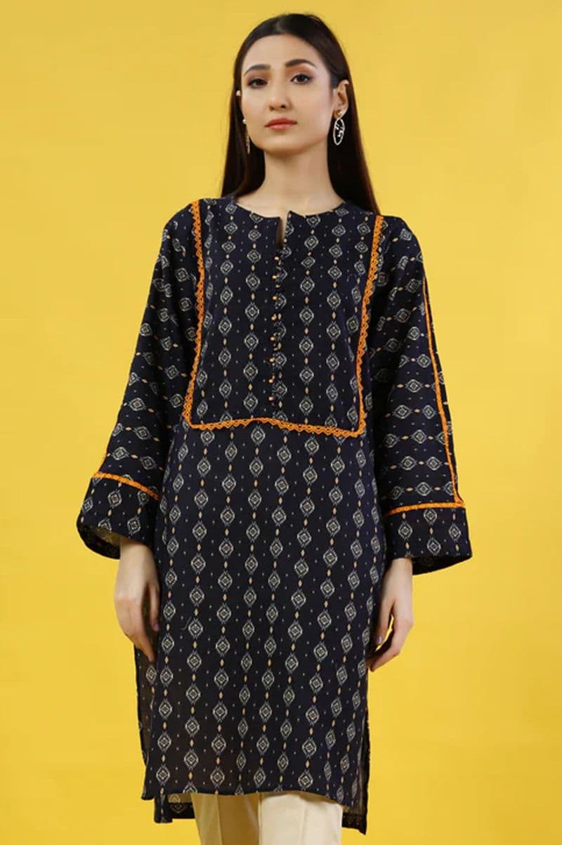 Navy Blue Kurti thumbnail