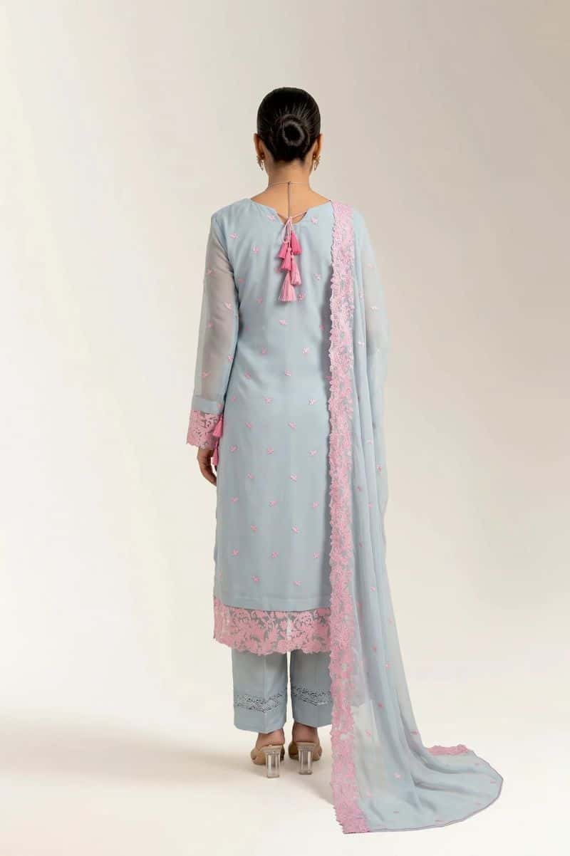 Embroidered Unstitched 3PC - alternate view