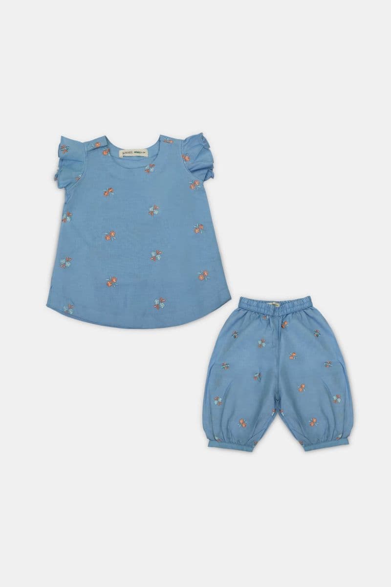 Dyed Embroidered Infant 2PC thumbnail