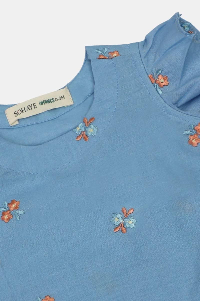 Dyed Embroidered Infant 2PC thumbnail
