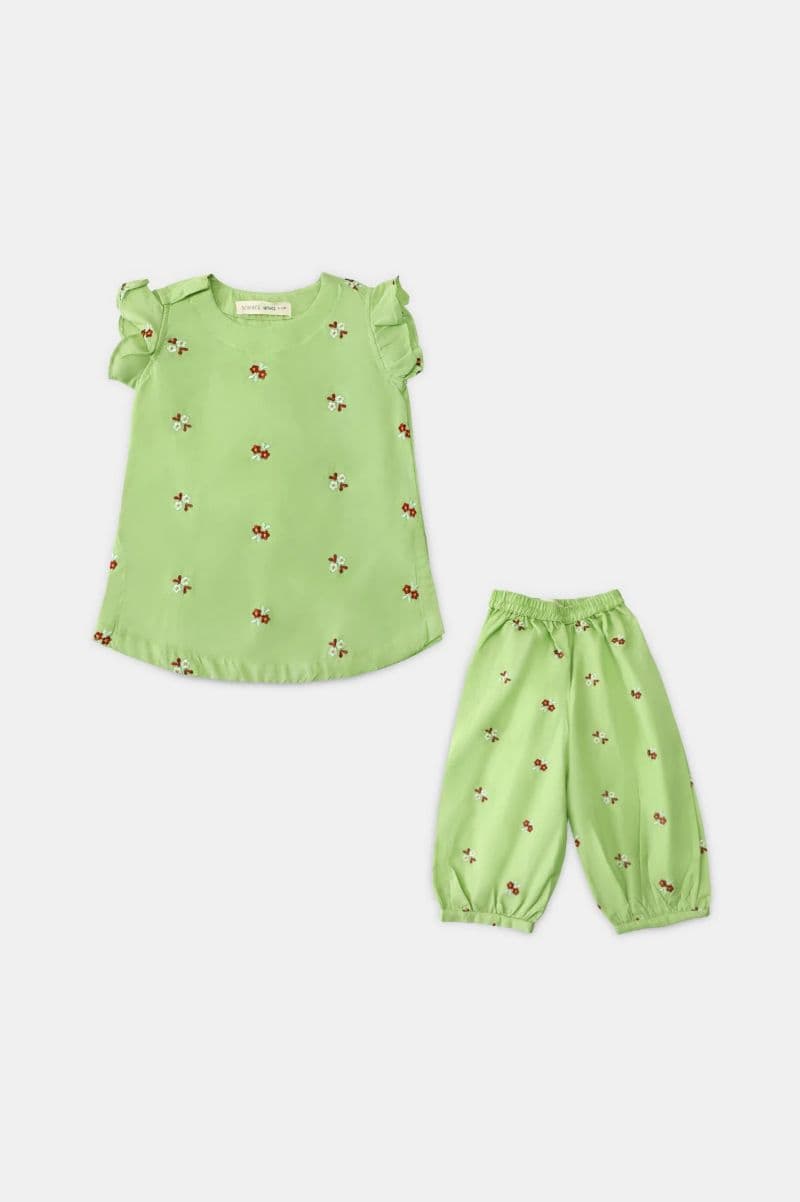 Dyed Embroidered Infant 2PC thumbnail