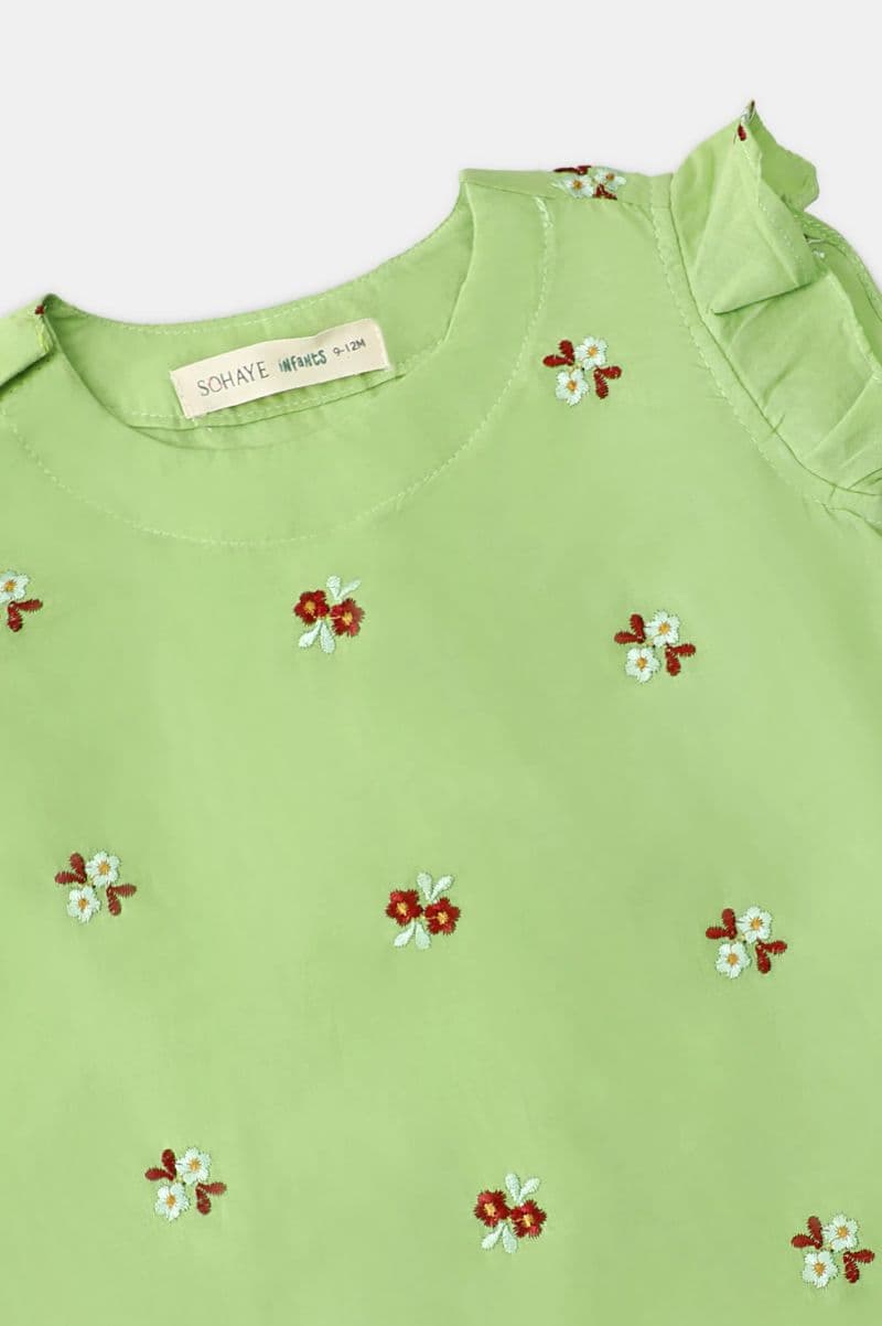 Dyed Embroidered Infant 2PC thumbnail