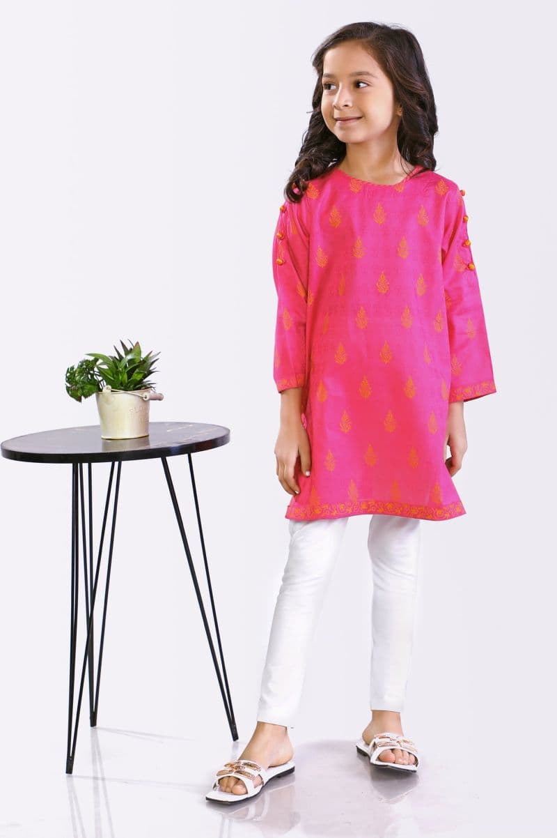 Pink Girls Kurti thumbnail