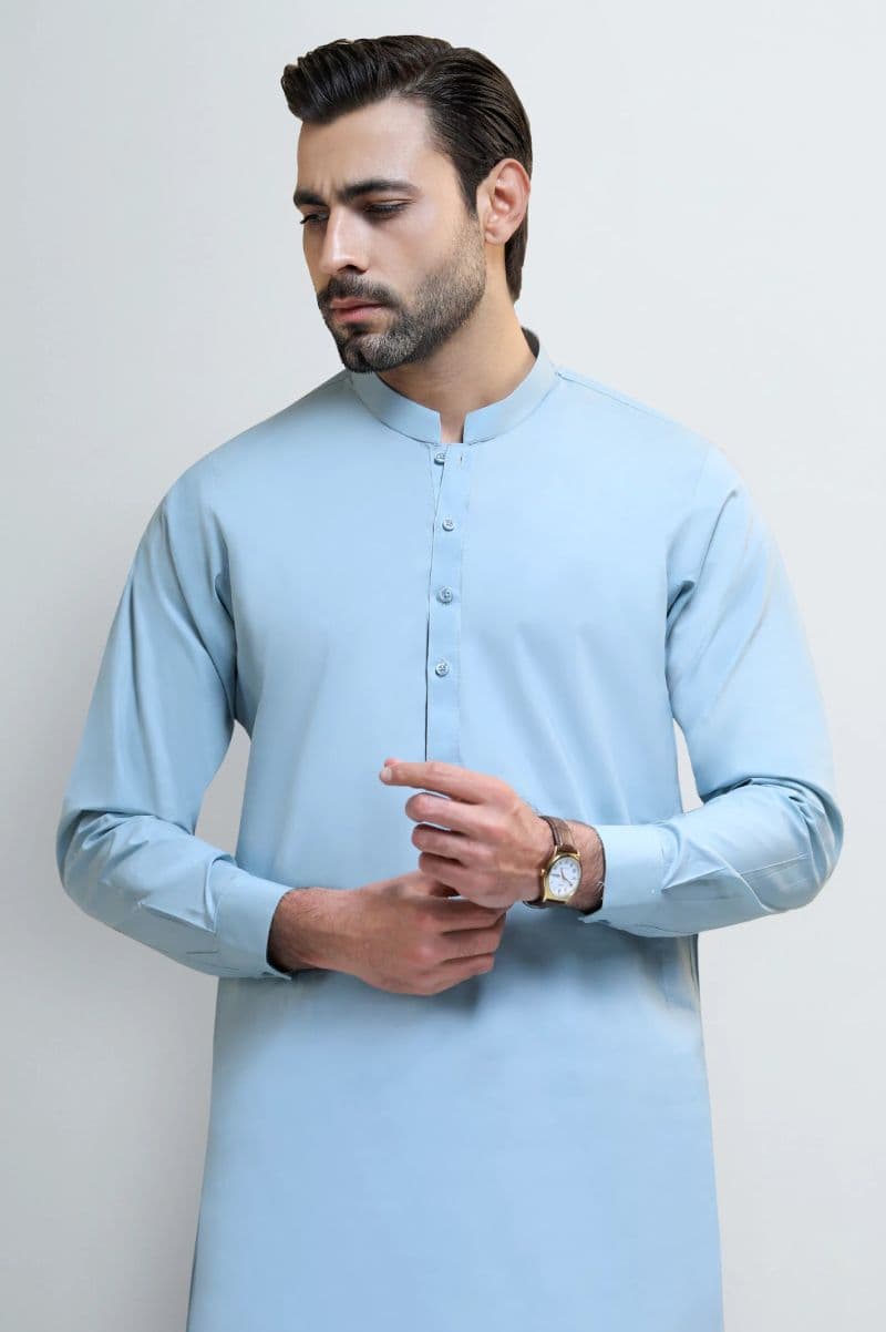 Medium Green Cotton Shalwar Kameez thumbnail