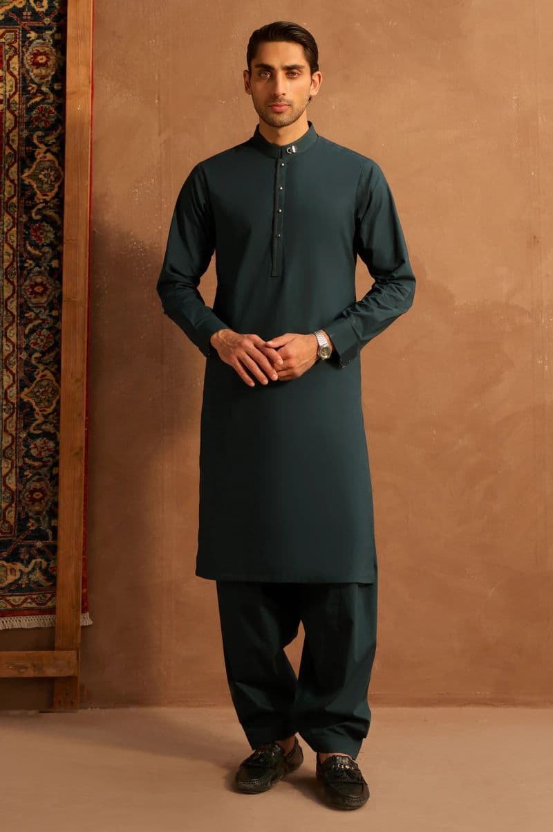 Blue Wash & Wear Shalwar Kameez thumbnail